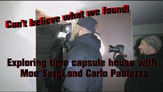 (CAN'T BELIEVE WHAT WE FOUND!) EXPLORING ABANDONED 1980's HOME WITH MOE SARGI AND CARLO PAOLOZZA