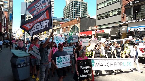 Toronto March for Life footage, May 13, 2022