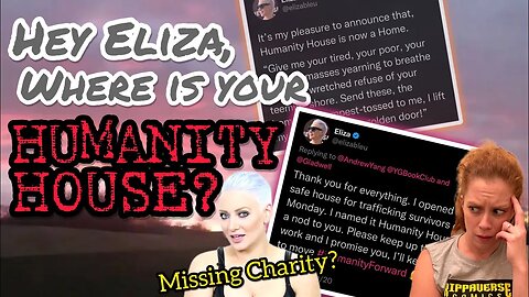 Has Eliza Bleu Been Running a FAKE CHARITY? Humanity House?! Chrissie Mayr Explore Possibility!
