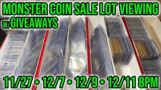4-Day Rare Coin MEGASALE Lot Viewing: Whatnot Auction Previews - 11/27, 12/7, 12/9, 12/11 @ 8PM ET