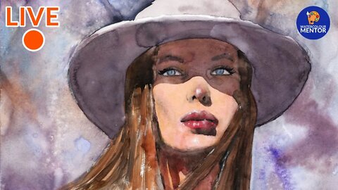 Paint A Watercolour Portrait: Live Workshop #35