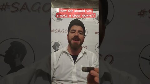 How far can you smoke a stick down?? #SAGO
