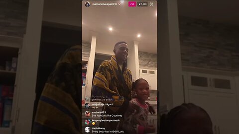 BOOSIE BADAZZ IG LIVE: Boosie Being A Family Man To His God Daughter, Robe Out & All (22-01-23)