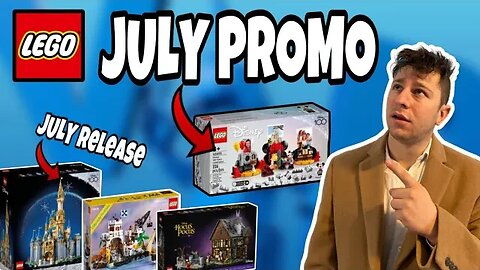 LEGO July Promos | Disney 100 Year Celebration GWP