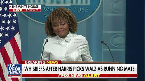 Karine Grey-Poupon On Biden's Reaction To Kamala Harris Picking Walz For 2024 Ticket