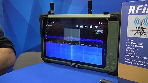 NEW!! RFinder 10" DMR/Cellular Tablet With Built In RTL-SDR Dongle, First Look, And B1 Updates!!