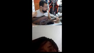 Tocando violão para pessoas desconhecidas no OmeTV/Omegle #shorts #01