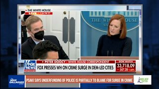 Jen Psaki admits that the ‘underfunding’ of police is partially to blame for America's surging crime