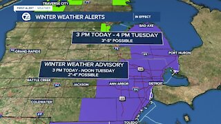Metro Detroit Forecast: Winter Weather Advisory for metro Detroit