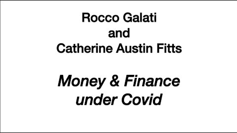 Money & Finance Under Covid with Rocco Galati and Catherine Austin Fitts