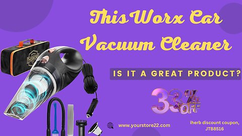 ThisWorx Car Vacuum Cleaner | The bestseller product #your_store #car_clean #ThisWorx