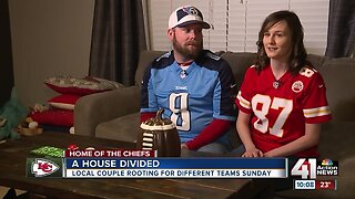 AFC Championship Game means 'a house divided' for Grain Valley couple