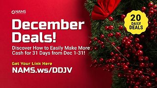 December Deals 2022 From David Perdew (NAMS) - Novice To Advanced Marketing System Xmas Blowout