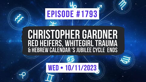 Owen Benjamin | #1793 Christopher Gardner - Red Heifers, Whitegirl Trauma & Hebrew Calendars Jubilee