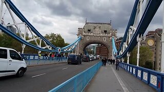 Walking on Tower bridge London 16th May 2023