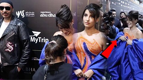 IIFA Awards 2023 : Nora Fatehi के आते हुआ पंगा या कुछ और ? पैपराजी ने Sukhbir को बोला Thank You