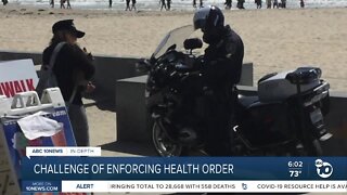 Challenge of enforcing health orders in San Diego