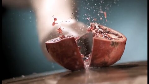 Slow motion food