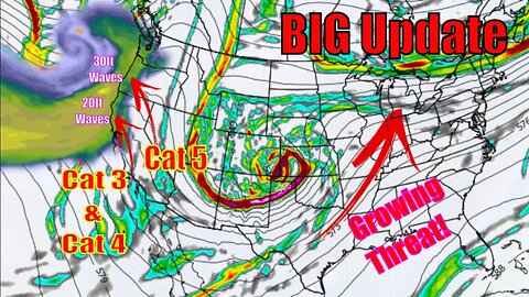 Historical Cat 5 Atmospheric River Forecast & Severe Weather Update!!