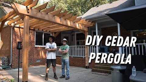 How to build a "STUNNING" Pergola in ONE Weekend!