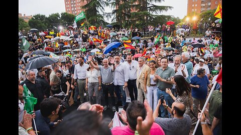 1.- Acto cierre campaña 9J de VOX con Abascal y Buxadé bajo "Nos van a oír"