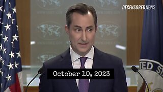 FLASHBACK: State Dept dismisses warnings of impending Israeli mass slaughter (Oct 2023)