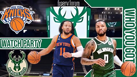 NYC Knicks vs Milwaukee Bucks | Live watch party Stream | NBA 2023 Play In-Tournament