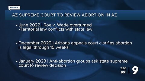 Arizona Supreme Court to review state Court of Appeals abortion ruling
