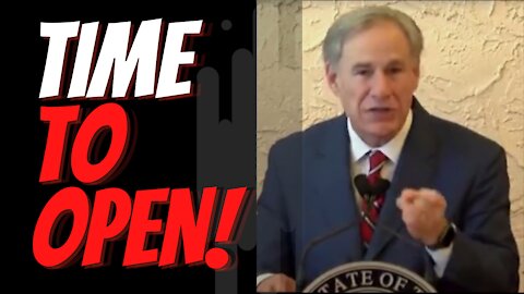 'Texas Is OPEN 100%. EVERYTHING' Gov Greg Abbot Lift ALL Restrictions And Other News Now!