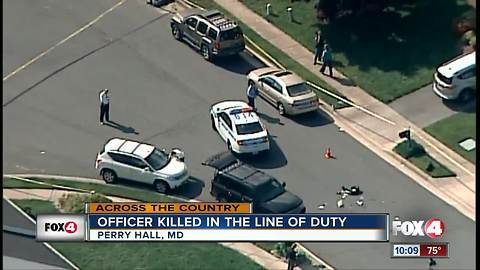 Baltimore officer killed in line of duty