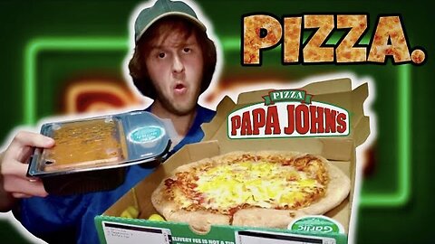 Eating Papa John’s MUKBANG! - Cheese Pizza, Buffalo Wings Eating Sounds