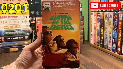 [0201] DAWN OF THE DEAD (1978) VHS INSPECT [#dawnofthedead #dawnofthedeadVHS]