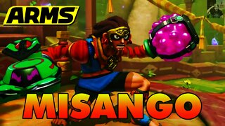 ARMS | MISANGO New Character Gameplay! (ARMS Ver 4.0 Walkthrough - New Character, Stage, & More)