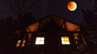 2 Years Alone Building an Off Grid Log Cabin in the Wilderness, Start to Finish Timelapse