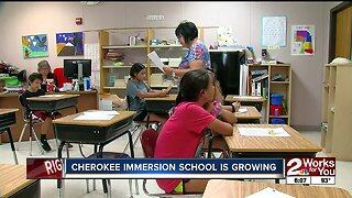 Cherokee immersion school is growing