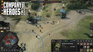 COMPANY OF HEROES 3 - Co Op vs AI - Practice Match - US Special Forces - 5
