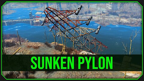 Sunken Pylon in Fallout 4 - How Did This Get Here?
