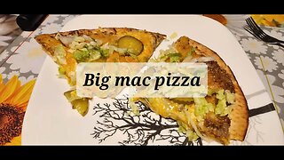 Big mac pizza #bigmac #pizza
