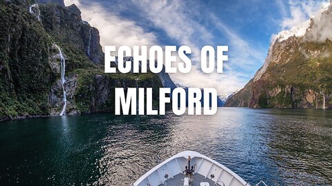 Echoes of Milford #urban #music #adventure #travelmusic #milford #newzealand