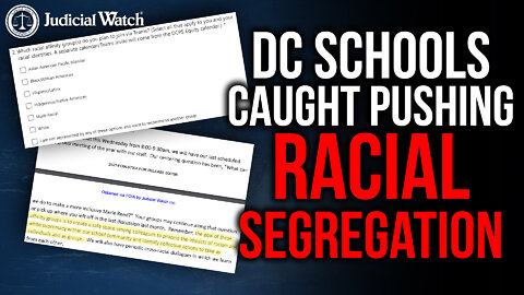 CRT Update: DC Schools Caught Pushing Racial Segregation on Staff!