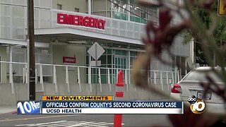 Officials confirm San Diego County's second coronavirus case