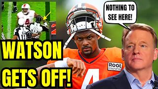 NO PUNISHMENT for Deshaun Watson after SHOVING REF in MNF Game! NFL WORRIED About RATINGS?!