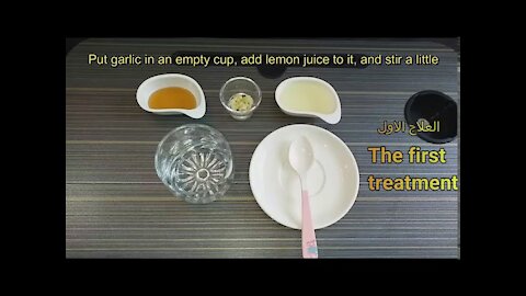garlic & lemon treatment_holy trinity_to help strengthen immune system & get rid of bacteria_viruses