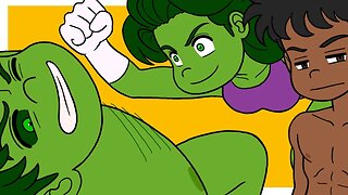 She-Hulk y Cypher | T1E18 | She-Hulk vs. Hulk | Animación