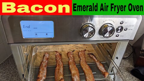 Bacon, Emerald Air Fryer Oven (Like Calmdo)