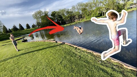 Golf Course Pond Jumping!