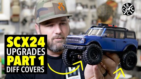 Axial SCX24 Upgrade Series Part 1: Stock Test and Brass Diff Cover Upgrades
