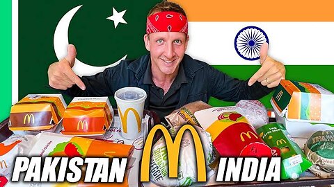 Me,Donald’s PAKISTAN Vs Indian !! Epic Gast Food ShowDown!!