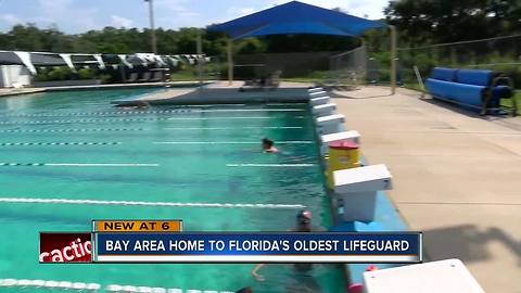 Florida's oldest certified lifeguard celebrates 85th birthday