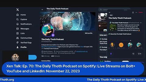 Xen Crypto Talk: Ep. 69: The Daily Thoth Podcast #DoggyMarket